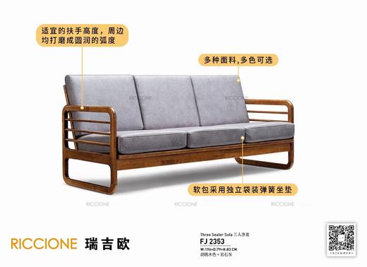 RICCIONE瑞吉欧21件产品 两房两厅全屋配置，实木家具 商品图2