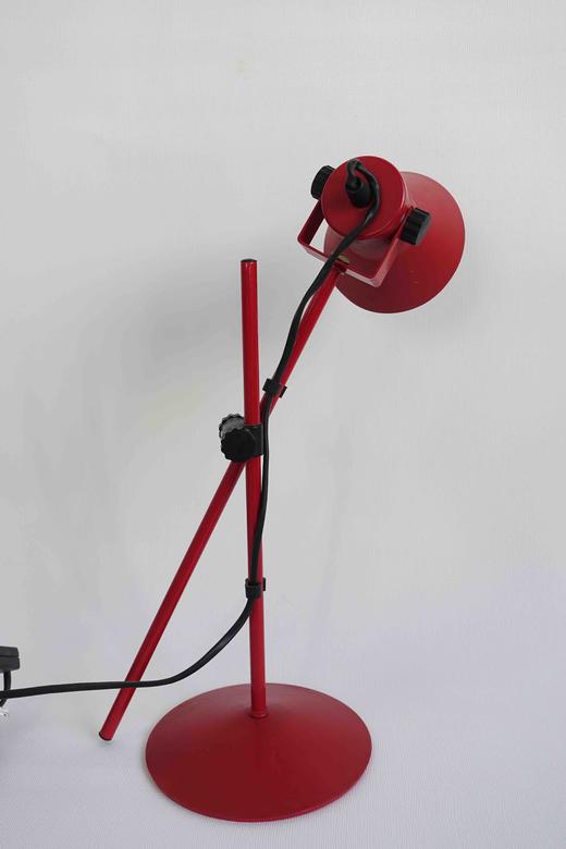 意大利中古长臂台灯 正红色 商品图5