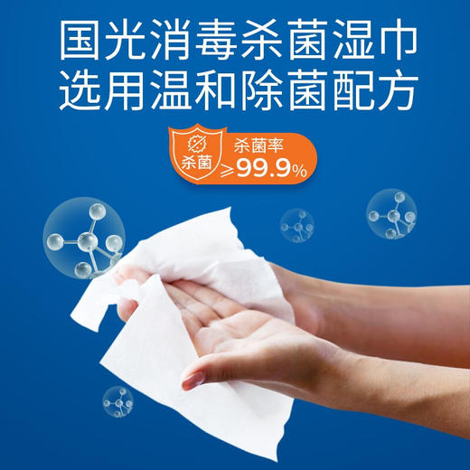 【开学必备】国光湿巾 消毒湿巾20片 10包箱规订货 商品图2