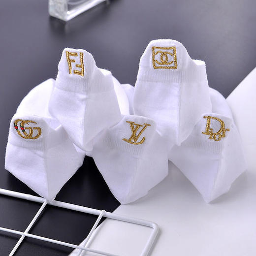 🎁VIP礼品-小香家/古驰家/女士纯棉船袜 商品图1