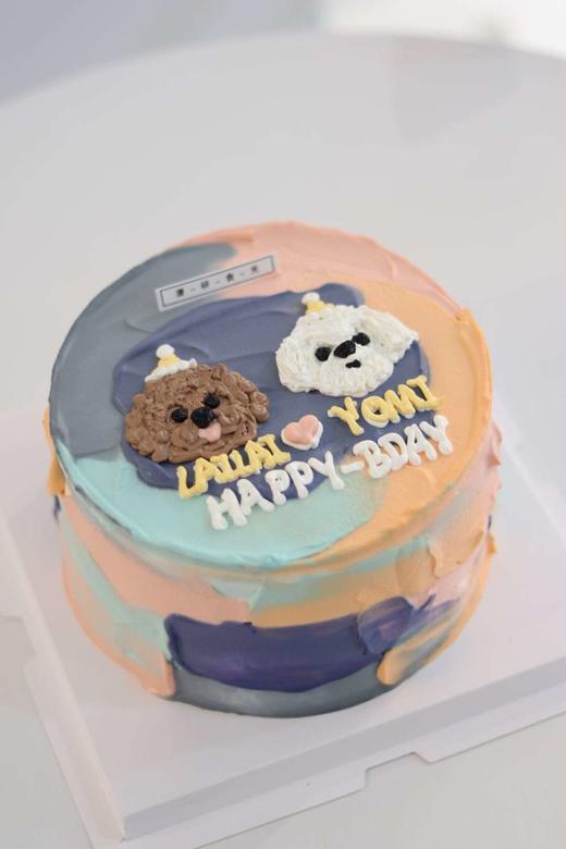 【生日蛋糕】手绘小狗款 商品图0