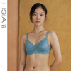 HSIA遐 无钢圈内衣女法式三角杯Lily蕾丝显胸防凸点bra双肩带文胸 商品缩略图0