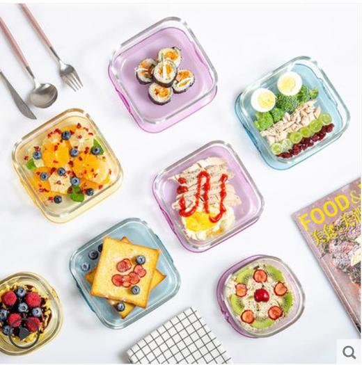 日本iwaki怡万家耐热玻璃保鲜盒微波炉饭盒便当盒冰箱收纳盒 CAPRN-6M1C 商品图1