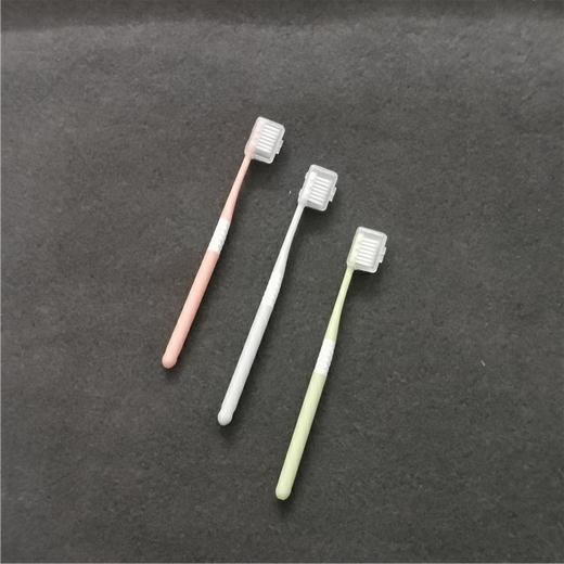 【居家日用】*竹炭软毛小头牙刷3支盒装 商品图2