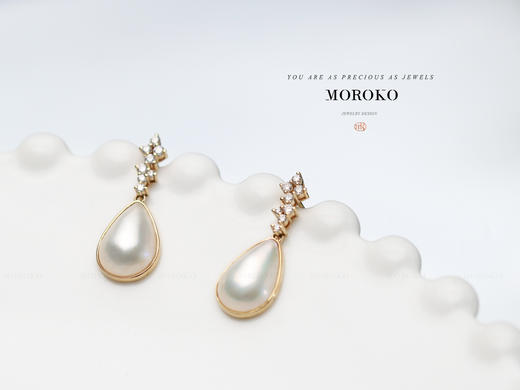 心怡 | 马贝耳钉 商品图3