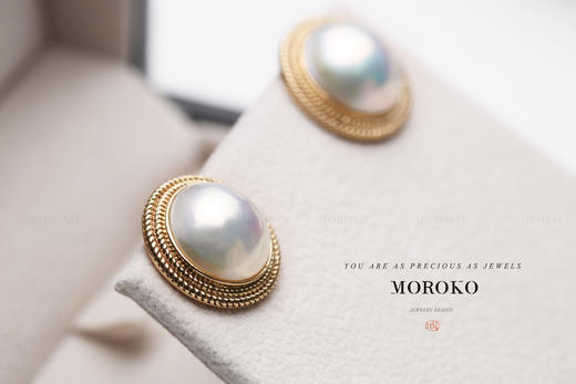 如烟 | 马贝珍珠耳钉 商品图4