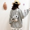 【服饰鞋包】时尚奶牛纹帆布女包洋气学生上课斜挎包 商品缩略图0