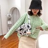 【服饰鞋包】时尚奶牛纹帆布女包洋气学生上课斜挎包 商品缩略图2