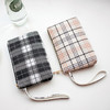 【服饰鞋包】新款时尚印花格子零钱包简约潮流女士手拿包手提手机包 商品缩略图1