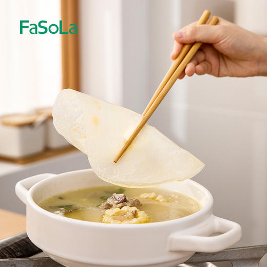 【吸油纸】FaSoLa 煲汤吸油膜吸油纸 厨房食物专用煮汤去汤油浮沫食品滤油纸 商品图3