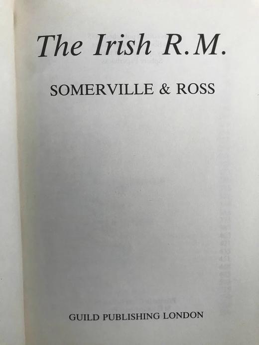 萨默维尔与罗斯《爱尔兰治安官》 复古精装大32开 商品图2