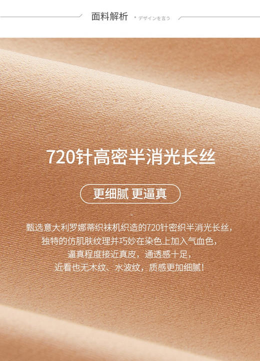 滤镜丝袜 打造无暇美肌 塑造迷人曲线 藏肉、显瘦显腿长、防水渍 商品图6