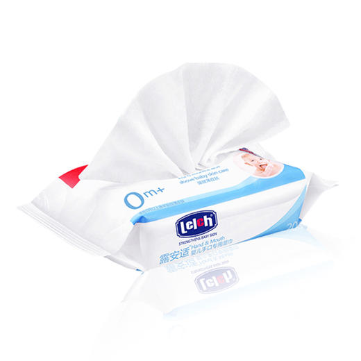 【BF】露安适婴儿护肤手口湿巾20片新生儿专用湿巾宝宝屁屁湿纸巾绵柔巾 商品图1