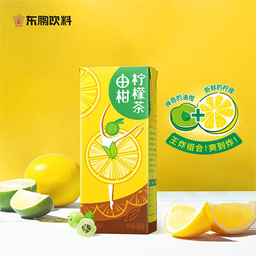 【积分商城】由柑柠檬茶250ML*6盒装含维生素C果味茶饮料 商品图4