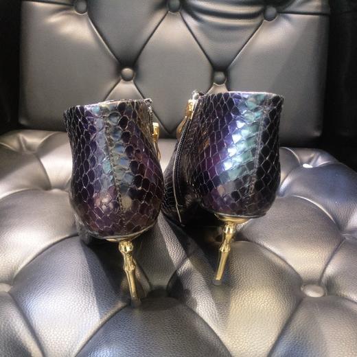 LFGJ  8501经典蛇皮小踝靴 商品图2