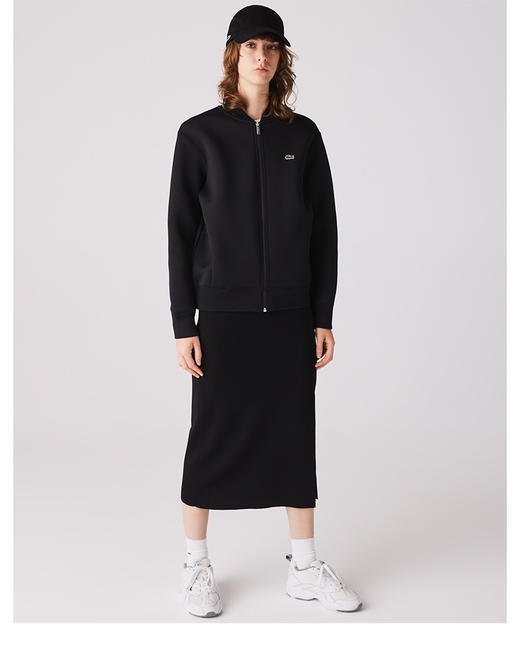 LACOSTE法国鳄鱼女装秋季宽松休闲棒球领飞行员夹克外套女|BF8385 商品图0