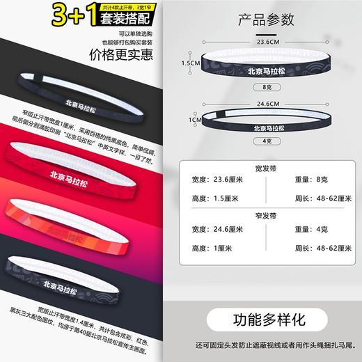 第40届北京马拉松限定版止汗带 商品图1