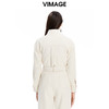 VIMAGE纬漫纪秋冬新款女装个性时尚宽松立领简约小上衣V1613206 商品缩略图3