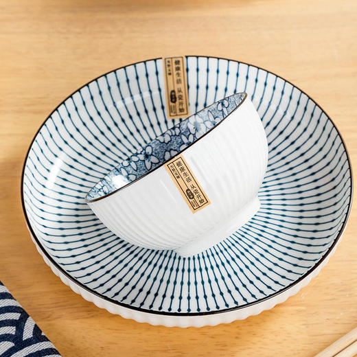 【尚行知是古染蓝韵餐具】破损包赔，专业的防破损包装，专业售后团队，7天内无理由退换货，放心购买 商品图8