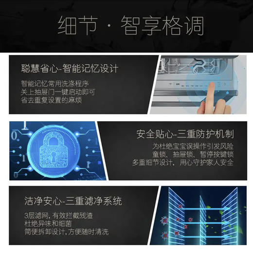 卡萨帝 （Casarte）洗碗机CWC16-B07BKU1 商品图13