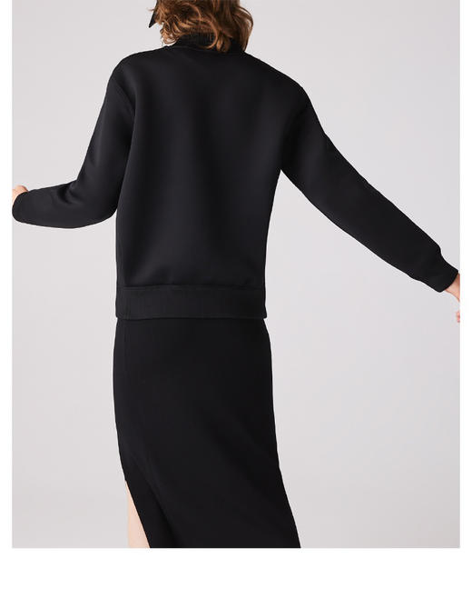 LACOSTE法国鳄鱼女装秋季宽松休闲棒球领飞行员夹克外套女|BF8385 商品图1