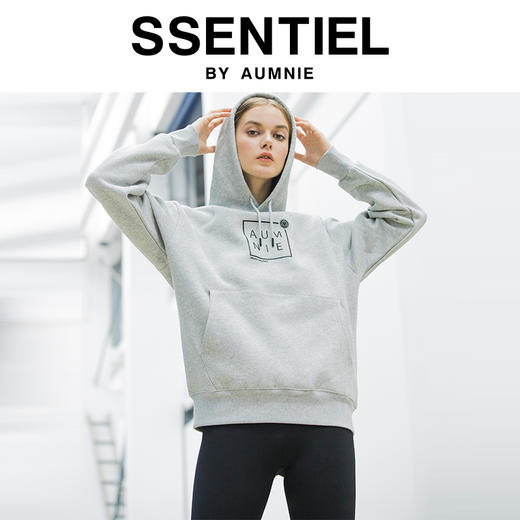 方形LOGO连帽卫衣 / BL Sports Fit Hoodie秋冬运动休闲罩衫加绒加厚 商品图0