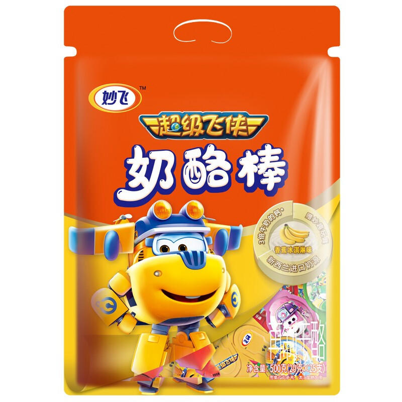 妙飞儿童奶酪棒500g/100g