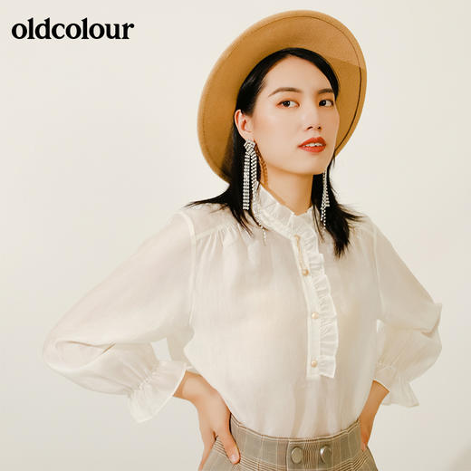 oldcolour气质百搭长袖套头衫M31013116 商品图4