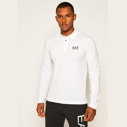 EMPORIO ARMANI EA7 阿玛尼 男士长袖T恤 白色 8NPF05 PJM5Z 1100 商品图0