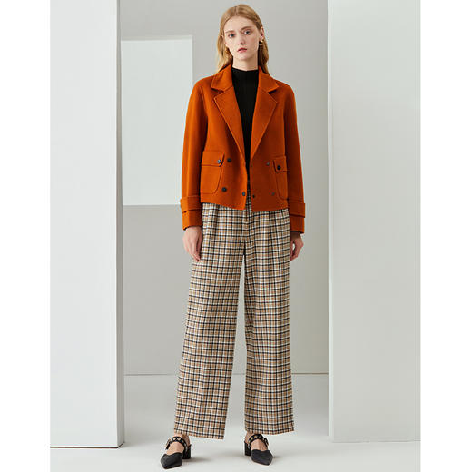 扣子故障 EITIE 爱特爱6414114 短款毛呢外套 商品图1