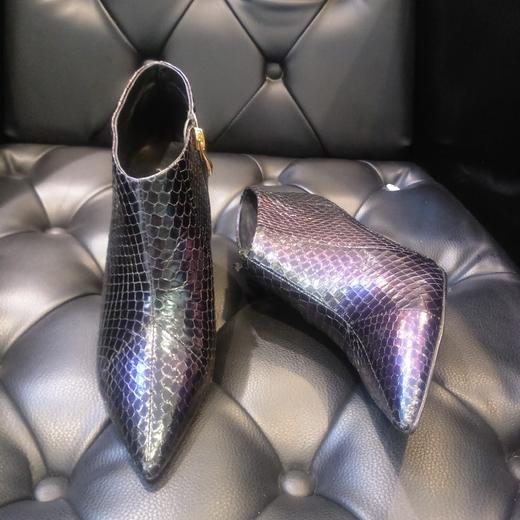 LFGJ  8501经典蛇皮小踝靴 商品图5