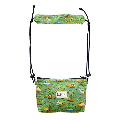 HUJI祤集pieton斜挎包插画动物动物园 商品图1