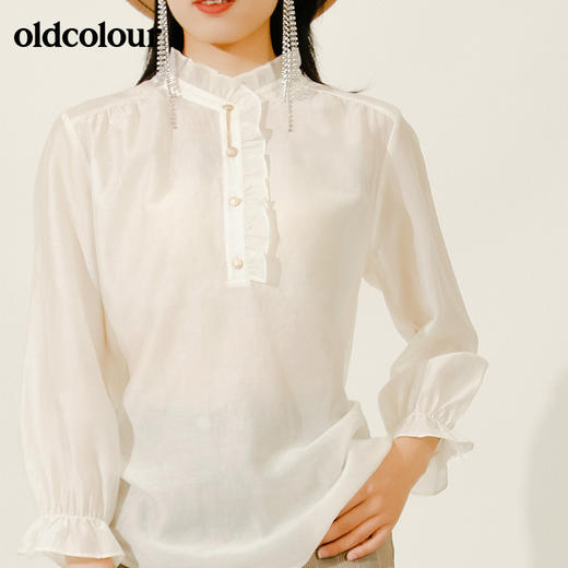 oldcolour气质百搭长袖套头衫M31013116 商品图2