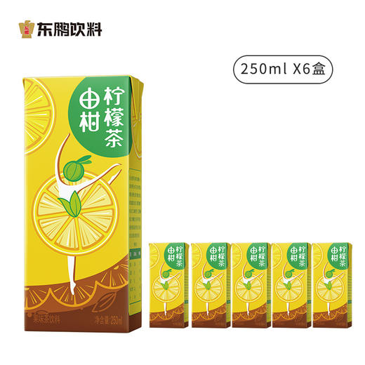 【积分商城】由柑柠檬茶250ML*6盒装含维生素C果味茶饮料 商品图1