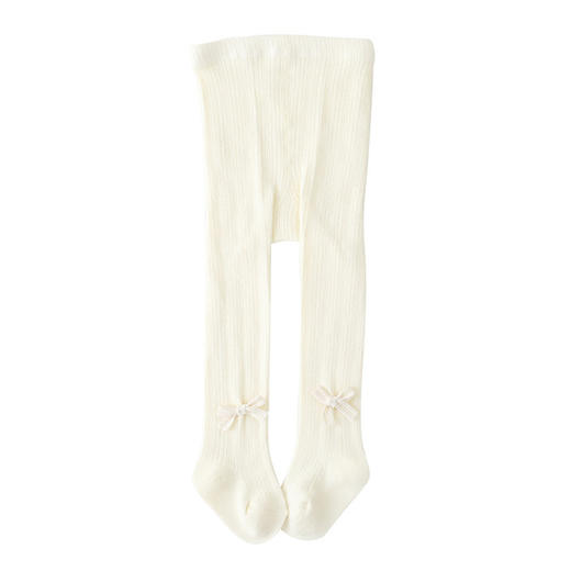 【竖条纹蝴蝶结连裤袜】A类女童打底裤秋冬新款纯色蝴蝶结儿童打底裤 新生婴儿宝宝连裤袜 商品图7