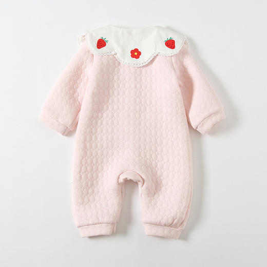 2021秋冬新款宝宝连身衣爬爬服包屁衣哈衣双层婴儿连体衣 商品图2