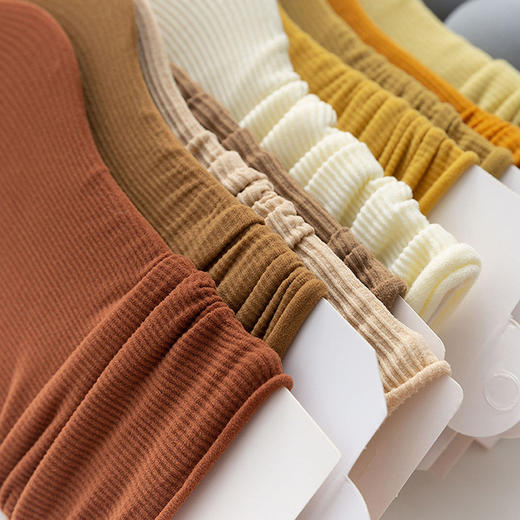 【5双装 柔软“天鹅绒”】堆堆袜中筒袜 ins纯色糖果女袜天鹅绒女士长筒袜子袜子女春夏 商品图2