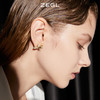 ZEGL蝴蝶结山茶花耳钉女小众设计感耳环2021年新款潮925银针耳饰 商品缩略图2