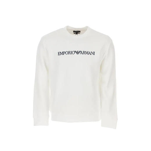 EMPORIO ARMANI 阿玛尼 男士卫衣 白色 8N1MR6 1JRIZ F109 商品图0