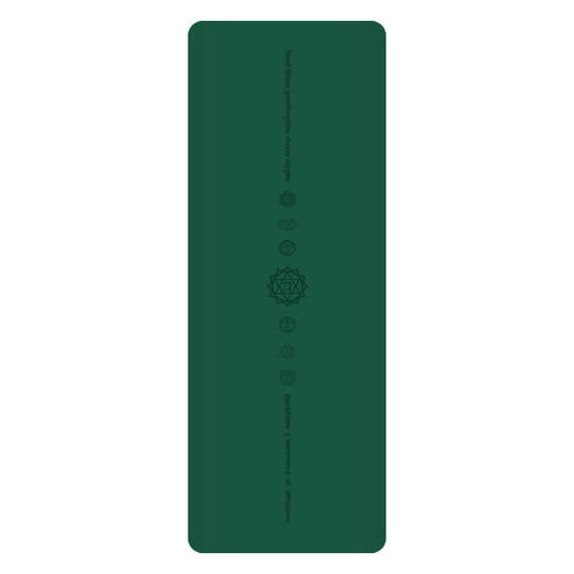 进口七脉轮版加厚天然橡胶瑜伽垫5MM 商品图5