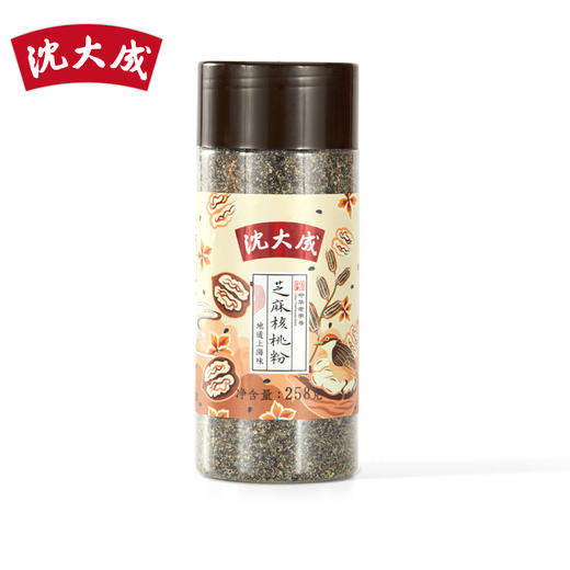 沈大成黑芝麻核桃粉无添加蔗糖258g 商品图4