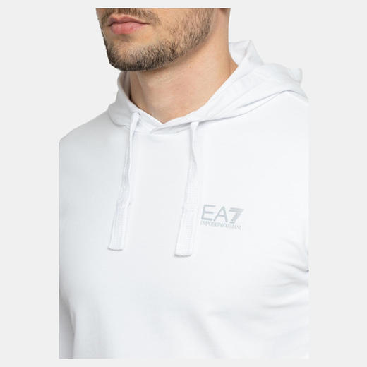 EMPORIO ARMANI EA7 阿玛尼 连帽 男士卫衣 白色 8NPM04 PJ05Z 0100 商品图1