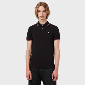 【一】EMPORIO ARMANI 阿玛尼 男士短袖T恤 黑色 8N1FB4 1JPTZ 0999