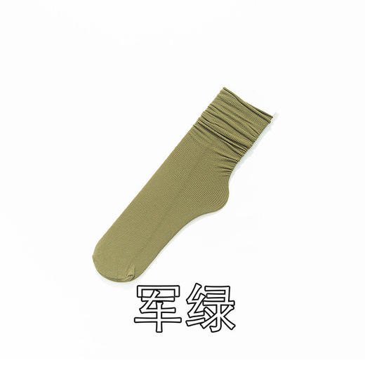 【5双装 柔软“天鹅绒”】堆堆袜中筒袜 ins纯色糖果女袜天鹅绒女士长筒袜子袜子女春夏 商品图6