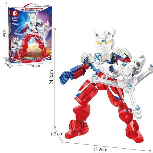 森宝积木奥特曼正版授权拼装积木 商品图2