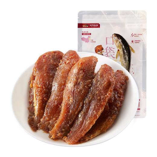 【王小卤&三只松鼠秀场】96g三只松鼠小黄鱼（香辣味）将鲜美装进口袋 商品图0
