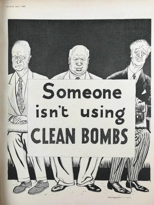 1957年7-12月 英国讽刺漫画杂志《笨拙》 数百幅插图 漆布精装16开 商品图3