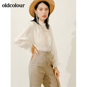 oldcolour气质百搭长袖套头衫M31013116