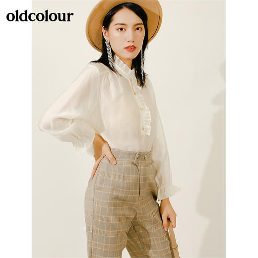 oldcolour气质百搭长袖套头衫M31013116 商品图0