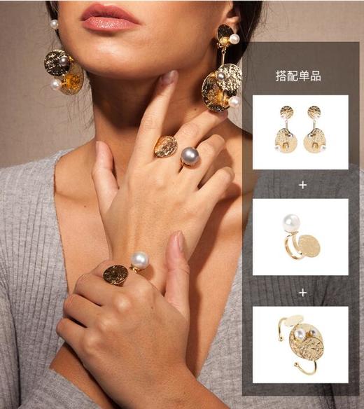 Philippe Ferrandis铜镀24K金 耳环 商品图3